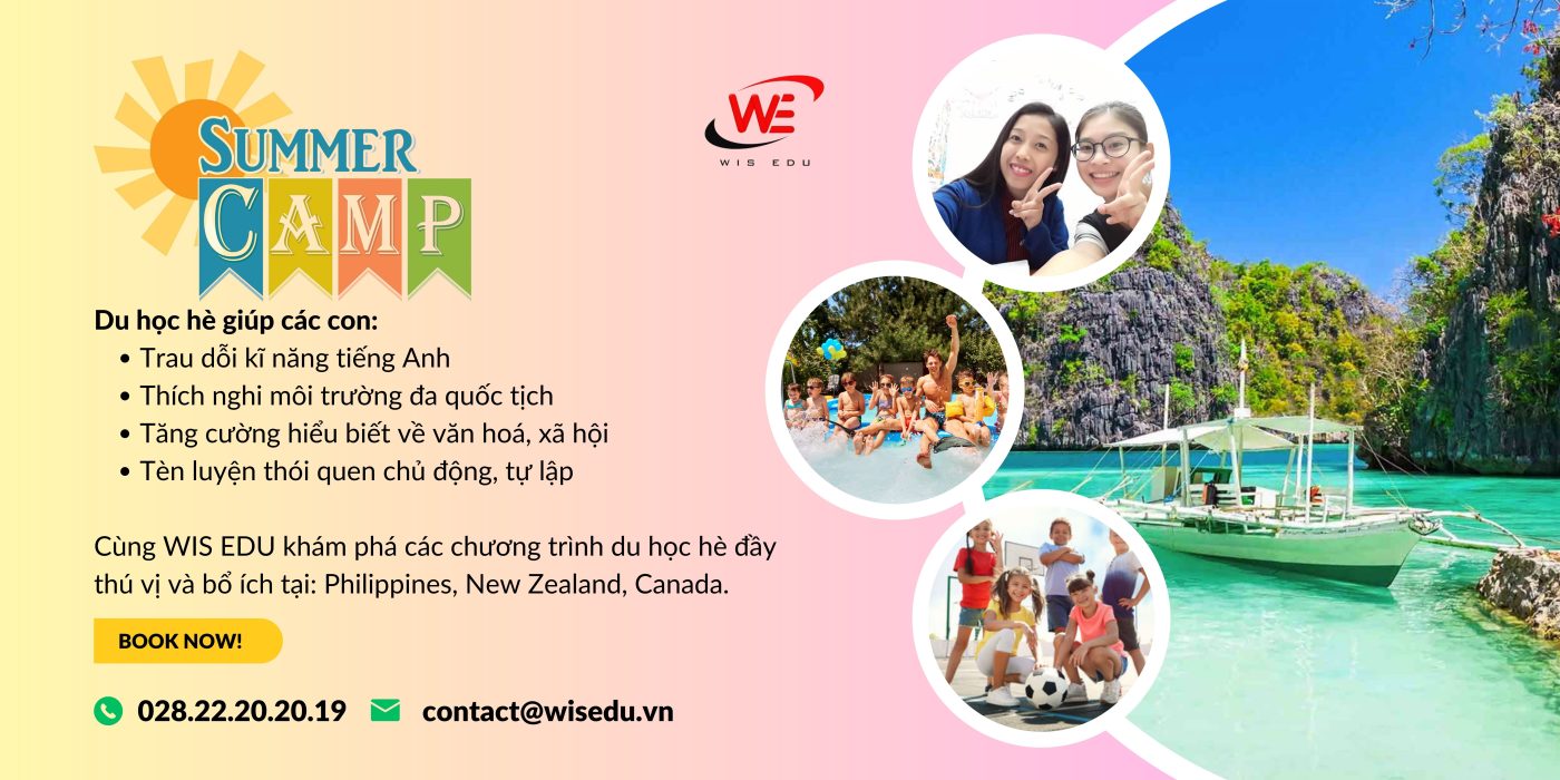 WIS EDU – Tiếng Anh Online, Trại hè quốc tế, Du học