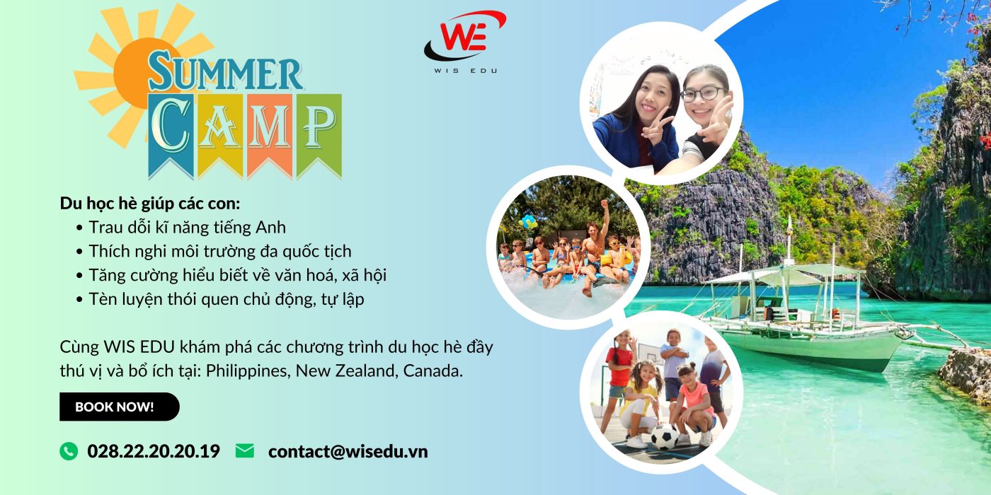 WIS EDU – Tiếng Anh Online, Trại hè quốc tế, Du học