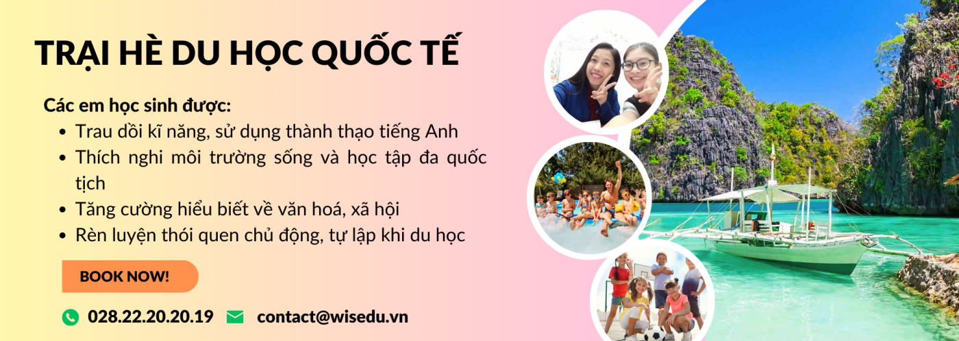 WIS EDU – Tiếng Anh Online, Trại hè quốc tế, Du học